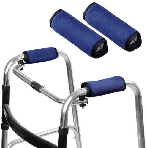 2 Stück Lauflerngriffpolster für Lauflernhilfe, gepolsterte Handgriffabdeckungen für Rollstuhl, ältere Menschen, Greifer, Rollatorgriff
