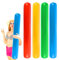 JWTRSVTY 4 PCS Schwimmbad Nudel Schwimmer, 150cm Super Langer Schwimmnudel Poolnudel, Schwimmnudel Float Spielzeug, Kinder Erwachsene Poolnudel Aufblasbar, Für Zum Baden, Schwimmtraining, Aquasport