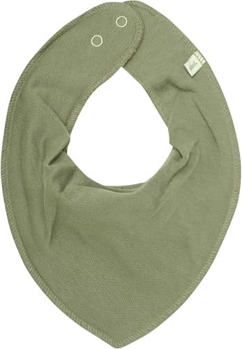Pippi Babywear Halstuch Lätzchen Dreieckstuch Biobaumwolle uni (farngrün)