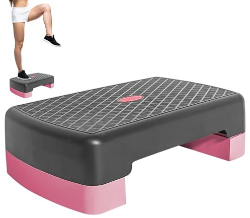 Aerobic Stepper,Steppbrett Für Zuhause Stepper,Aerobic Fitness,Tragbare Stepper Mit Höhenverstellung Für Training,45 Cm Fitnessgerät Für Indoor Heimtraining,Cardio Aerobic