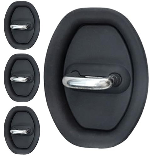 Silicone Door Lock Buckle - Silent Thickened AntiCollision Car DoorLock Protective Covers | Effortlessly Installable Vehicle Door Latch ShockAbsorbing Cushioning Rubber Pad for