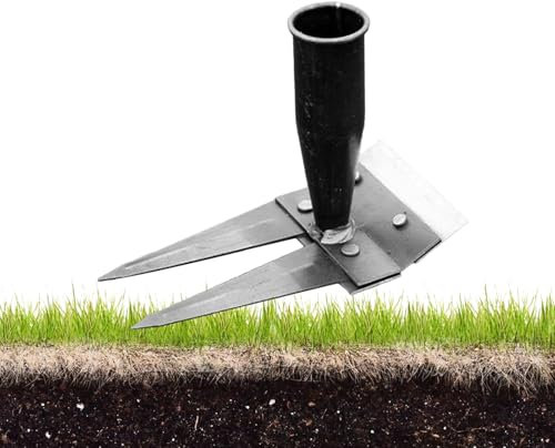 Râteau à Mauvaises Herbes | Outil d'emporte-pièce Double Face - Manuel Amovible Multifonction pour Jardin, Cour et Agriculture