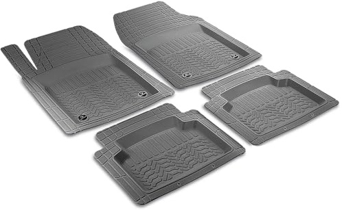 Universal Gummi Fußmatten Set (4-TLG) für VW Golf 6 Plus
