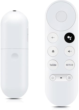 Reemplazo de control remoto por voz para Google Chromecast 4K - Reemplazo para G9N9N, GA01409-US, GA01919-US, GA01920-US, GA01923-US, GA02463-US, GA02464-US