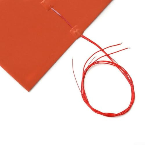 Hosrivae Silicone Heater Mat Pad 450 x 450 mm 1600W 220V for Heated Bed - High Performance Heating Element with Fast Heat Up and Electr