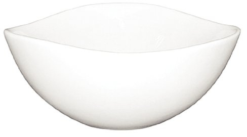 Olympia Whiteware Porcelain Wavy Bowls 150mm, White (Pack of 12) | Strengthened rolled edges protect against chipping, while fully vitrified glaze resists heat and thermal shock.