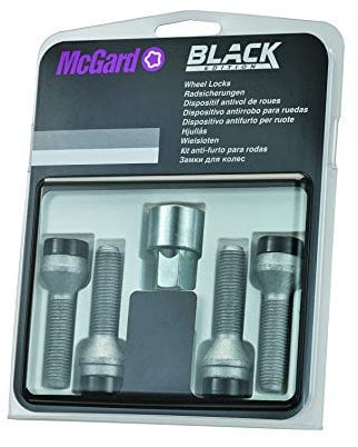 McGard 27185 SUB Antifurto per Ruote Black M12 x 1.25 conico 37 mm Lunghezza SW19