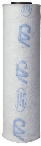 Filtro de Carbón Activo Can-Lite Plastico de Boca 125x600mm (425-467m3/H) Absorbe olores, extraccion Cultivo, Salas de Fumador, etc