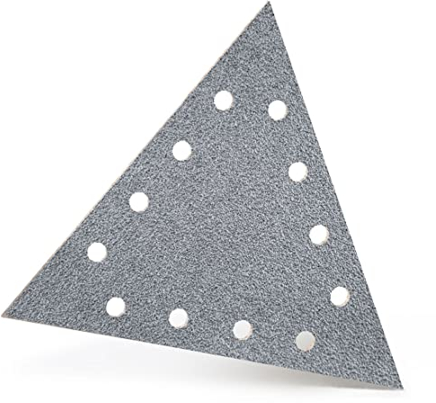 MENZER Platinum Klett-Schleifscheiben, 290 x 250 mm, 12-Loch, f. Trockenbauschleifer, Halbedelkorund (5 Stk.) K400