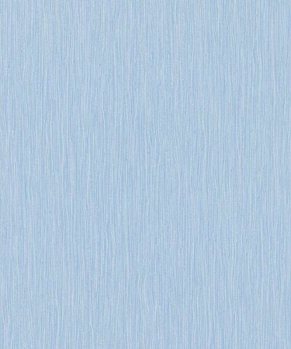 Tapete Blau Struktur für Schlafzimmer Wohnzimmer oder Küche 10,05m x 0,53m Made in Germany