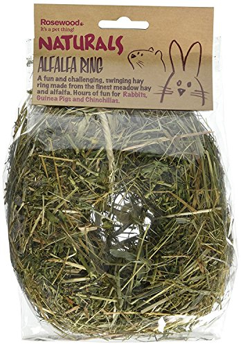 Rosewood Naturals Alfalfa-Ring, Kaninchen-Leckereien und kleine Tier-Leckereien