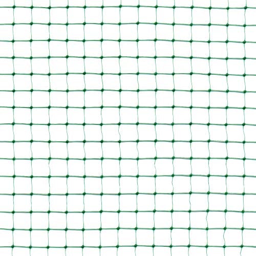TENAX Rete Antiuccelli Ortoflex 4,00 x 10 m Verde, Rete di Protezione Anti Uccelli per Piante, Frutti e Colture, Confezione in Scatola