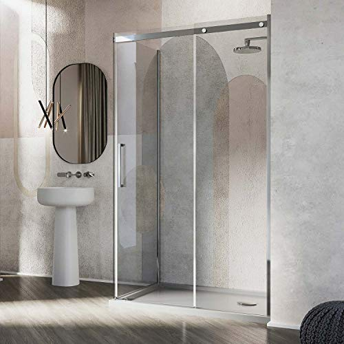 Idralite Duschkabine 150x75 cm H200 Klarglas nach Rechts Öffnung mit Easy-Clean Mod. Prime Duo 1 Tür