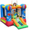HappyHop - Happy Hop 9070N. Castillo Hinchable: Hot Air Balloon Slide and Hoop Bouncer.