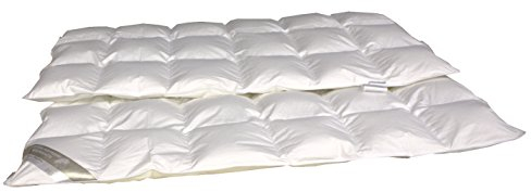 Betten Hofmann Exclusiv SIBIRIA Daunen-Kassetten-Bett 6x8 155/220 cm
