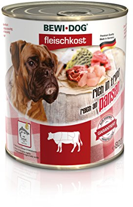 Bewi Dog Fleischkost 6 x 800g reich an Rinderpansen