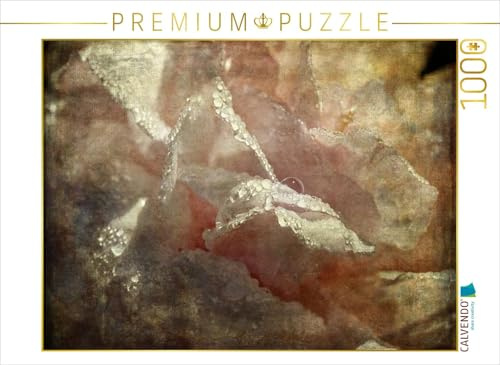 CALVENDO Puzzle Romantische Rose - Shabby Chic Style | 1000 Teile Lege-Größe 64 x 48 cm Foto-Puzzle für glückliche Stunden