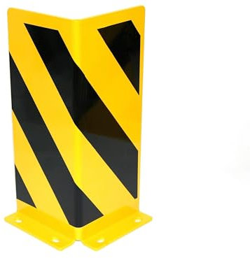 Rammschutz SET (8 Stück) 400x165x165x5 mm gerade, Marke: Szagato (Anfahrschutz Regalschutz Rammschutzecke Made in Germany)