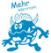 Mülltonnen Aufkleber Mülleimer Müllfresserchen Wertstoff Willi für die Resttonne, Sticker, 83-300103, Größe: 31,8 x 28,0 cm, Kontur geschnitten, Hintergrund freigestellt, Farbe anpassbar