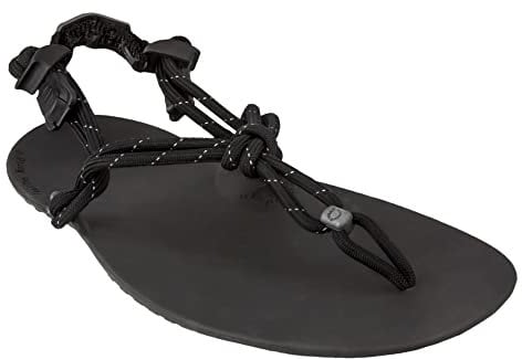 Xero Shoes Genesis Sandals for Women Women's Lightweight Footwear, Packable Sandal, Travel-Friendly Black, Size 5.5 UK