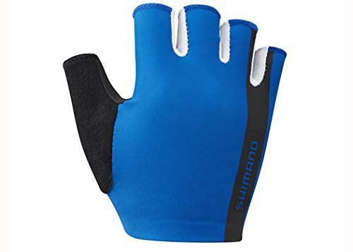 SHIMANO Junior Value 2021 Children's Cycling Gloves Blue Size L