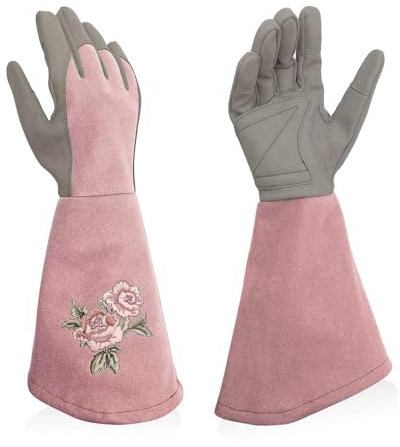 Intra-FIT Gardening Gloves for Women Rose Pruning Garden Safety Work Gloves Forearm Protection Gardening Gifts for Women Mothers Day Gifts