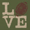 Boston International Cocktail-Servietten 5 x 5-Inches Football Love