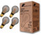 greenandco 4x Vintage Design LED Birne zur Stimmungsbeleuchtung | E27 A60 | smoke | 2W 45lm | 1800K extra warmweiß | 320° | 230V | flimmerfrei | nicht dimmbar | Edison Glühbirne
