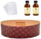 Kit Stampo per Ciambella (10pz x 400 gr) + Aroma per Dolci Fraccaro (2pz - 100 ml) + Sacchetto (10 pz), Stampi di Carta di Pura Cellulosa ideale per l’uso in Forno, resistente al calore 200°C