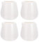 Cabilock 4 Pcs Ceramic Milk Jug, 90ml Mini Gravy Boat, Multipurpose Coffee Creamer Pitcher for Salad Dressings Broth Tomato Sauce Olive Oil Dispenser, Restaurants, White