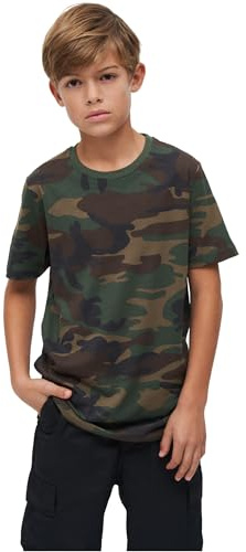 Brandit Kids T-Shirt, Farbe: Woodland, Größe: XL 158