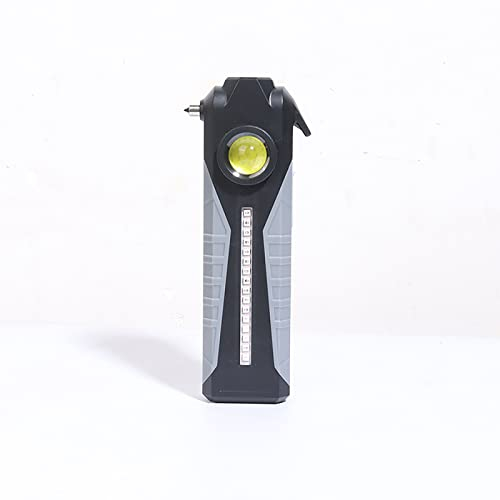 SH-RuiDu COB Work Light, Red Blue Strobe Light with Seatbelt Cutter Window Glass Breaker High Brightness Flashlight for Camping Car Repair