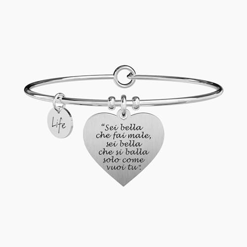 Kidult Armband aus Stahl Ich habe Worte verloren | Ligabue – Free Time – 731568