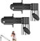 Fotografie Clamp Adapter, 2 Stück Montage-Zubehör für Studiobeleuchtung, Neue Aluminium Blitzschuh, Faltreflektor Halterung für Klemmreflektor oder Montage Speedlite Blitz und Schirm auf Lichtstativ