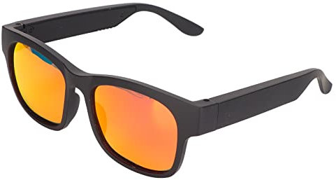 BTER Gafas Inteligentes, Gafas de Sol de Audio Inalámbricas Bluetooth 5.0, Cancelación de Ruido Estéreo, Música de Oreja Abierta, Llamadas Manos Libres, Gafas de Sol con Auriculares(Oro Deslumbrante)
