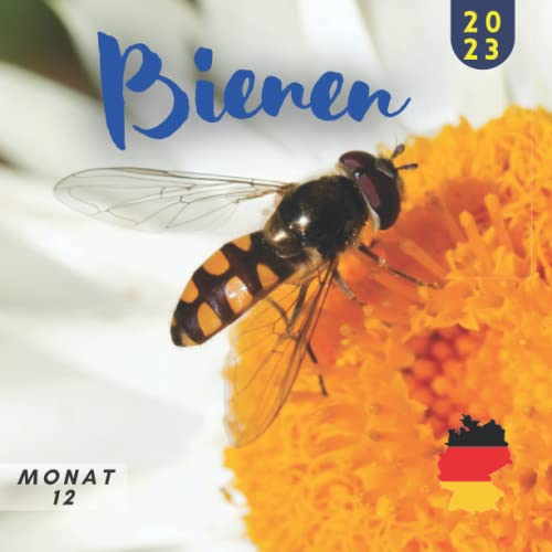 Bienen Kalender 2023: 12-Monats-Kalender, süße Geschenkidee für Bienen Liebhaber Männer und Frauen