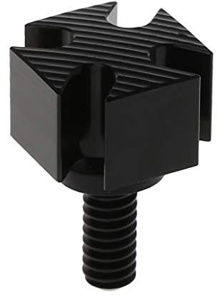 ehbn9 Boulon à vis cruciforme de siège de Moto 1/4'' pour Harley Davidson Sportster Softail Dyna Wide Glide Roadking Streetbob Street Bob Noir 6mm