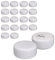 SKIR'CO (Pack of 20 pcs Height Adjustable Plastic Furniture Legs, Round Ø 55 mm, Self Adhesive Furniture Feet, With Stickers (20, White)