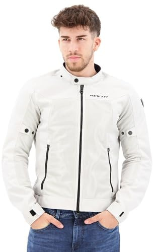 REV'IT! Revit Eclipse 2 Giacca tessile moto, argento, M
