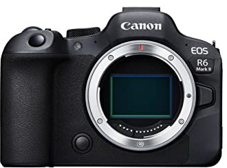 Canon EOS R6 Mark II Full Frame Mirrorless Camera Body Only | 24.2-megapixels, up to 40fps continuous shooting, 4K 60p, up to 8-stops IS and Dual Pixel CMOS Auto Focus II