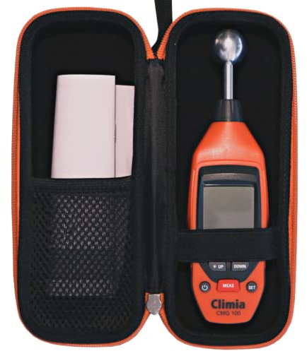 Climia CMG100 Feuchtemessgerät mit erweiterten Funktionen + Schutzhülle Bundle für optimalen Schutz und Langlebigkeit