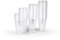 Inoverse 1000 Stück Plastikbecher Trinkbecher, 0,2 L Transparent Ausschankbecher, Partybecher Kunststoff, Plastik Becher, Partygeschirr, Bierbecher, Wasserbecher