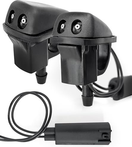 Click&Fit Heated Windshield Washer Nozzles for Land Rover Discovery 3 & 4 2010-2016, Range Rover Sport 2005-2016 – Wiper sprayers Jet kit Accessories, Replases LR048615 LR1015853 LR018834 (2pcs)