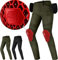 SHIMA Giro Motorrad Hose Damen mit Protektoren Airforce Knieprotektoren Motorradhose Kurzgrößen Hosen für Mann Protektorenhose Textilhose Urban Stretch Cargohose Lang (Frauen, Khaki, 24/32)