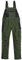 Scheibler Arbeitshosen Männer Reflektierende Workwear Active Latzhose Herren Schnittschutzhose mit elastischen Trägern & vielen Taschen Oliv/Schwarz 52