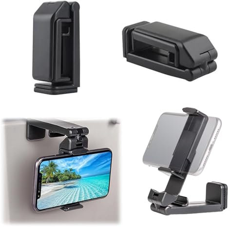 Handyhalterung Flugzeug, Tragbarer Flugzeug Handyhalterung, 360 Drehbar Verstellbare Flugzeug Handy Halterung, Flugzeug Gadgets Handy Ständer für Flugzeuge, Züge, Schreibtische