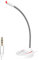 BaotyJie Microfono Mini Microfono a Condensatore USB/3,5 Mm per PC, F12 Bianco 3.5 Millimetri