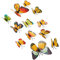 Beatifufu 24 Stk 3d-schmetterling Libellen- Wandbild Schlafzimmer Schmetterling-aufkleber Wandtattoo Frühling Schmetterlinge Wandtattoo Sommeraufkleber 3d-aufkleber Pvc
