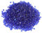 M METERXITY High Luster Round Fire Glass Beads, Glass Gems, Glass Pebbles, Glass Marbles for Vases/Fire Pit/Crafts/Aquarium/Garden Decorations 8-13mm, 550g/1.21-Pound [Dark Blue]