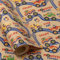 RUSPEPA Boys Birthday Kraft Wrapping Paper Roll, Mini Roll, 43.2cm x 5m, Gift Wrapping Paper with Monster Trucks and Animals Pattern Great for Kids, Birthday Party and Holiday